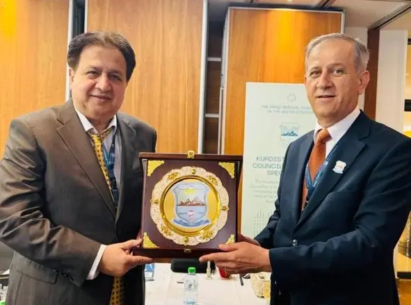 Kurdistan High Council for Medical Specialties Honors Professor Mohammed Sami Al Abadie
